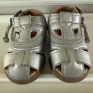 Billy Silver Toddler Sandals